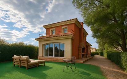 Exterior view of Single-family semi-detached for sale in Mont-roig del Camp  with Air Conditioner, Heating and Private garden