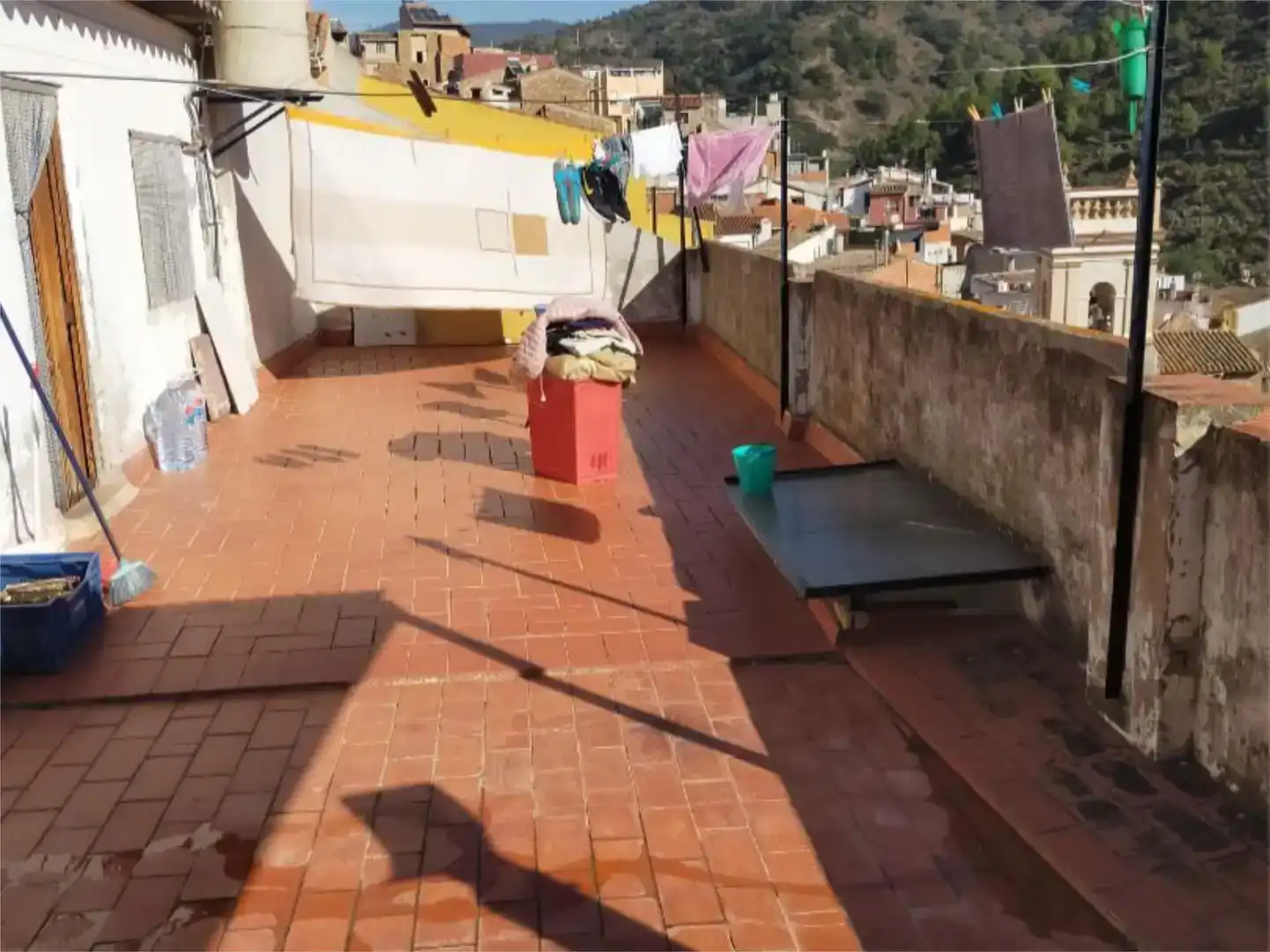 Terrace of Flat for sale in Alfondeguilla  with Air Conditioner, Parquet flooring and Storage room