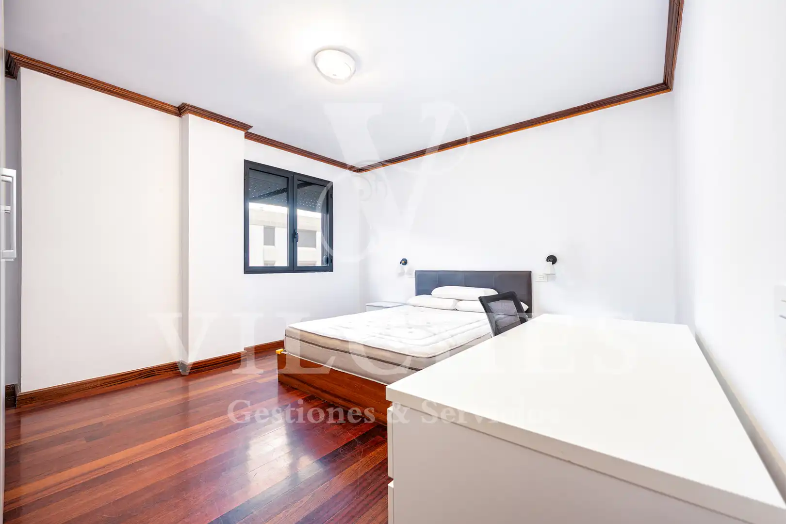 Schlafzimmer von Wohnung zur Miete in Arucas mit Parkett, Möbliert und Waschmaschine