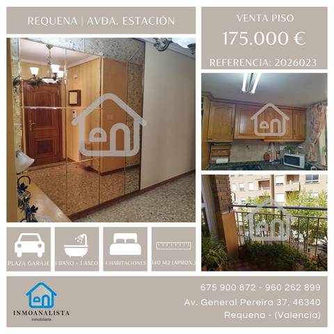 Piso en Venta en Avenida Estación en Requena