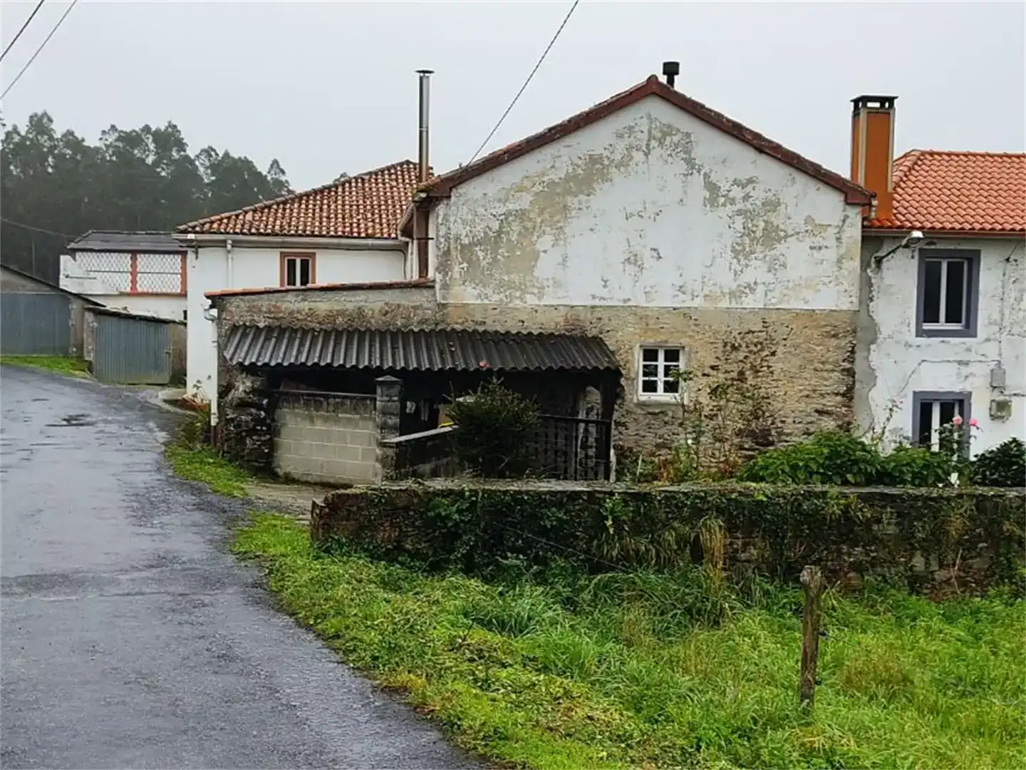 Vista exterior de Casa adosada en venda en Cerdido