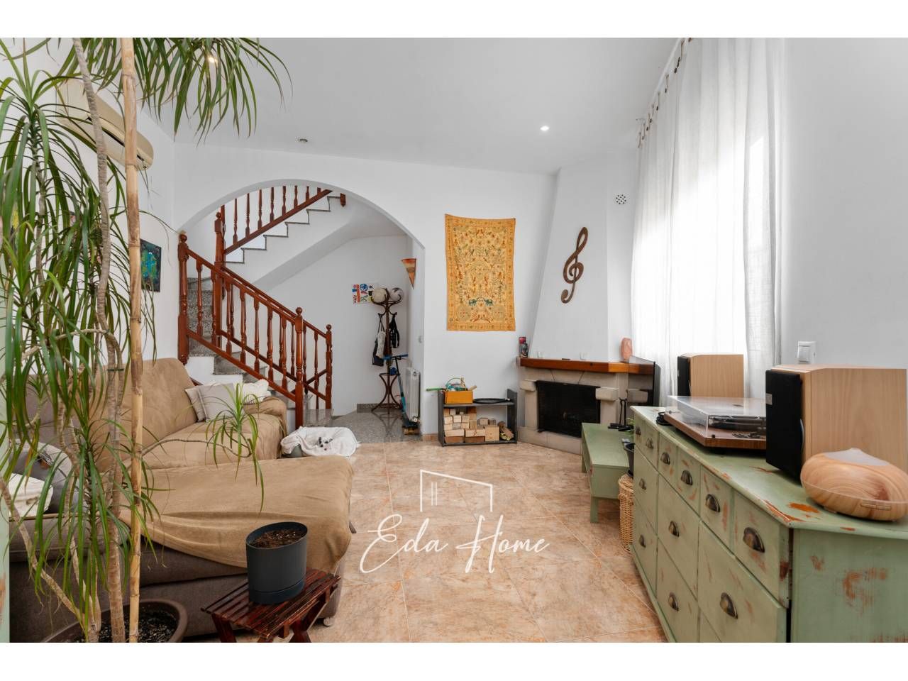 Living room of Single-family semi-detached for sale in Sant Pere de Ribes  with Air Conditioner and Heating
