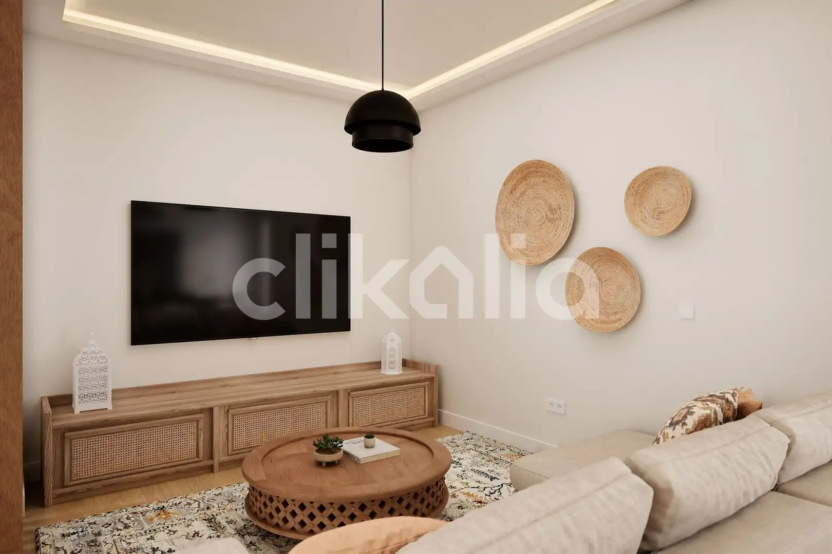 Living room of Flat for sale in Sevilla  with Air Conditioner, Private garden and Terrace