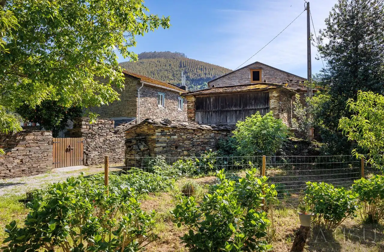 Vista exterior de Finca rústica en venda en A Pontenova  