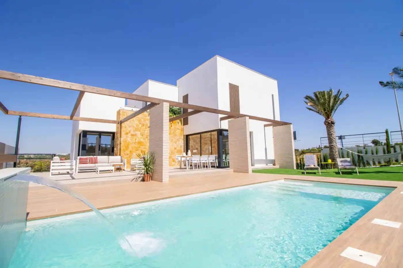 Exterior view of Houses for sale in Orihuela  with Air Conditioner, Private garden and Terrace