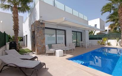 Terrace of House or chalet for sale in San Javier  with Air Conditioner, Private garden and Swimming Pool