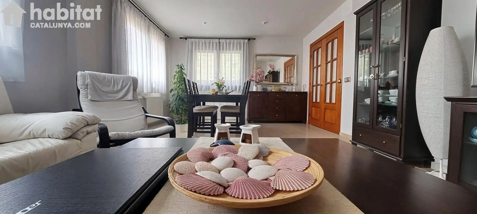 Sala d'estar de Casa o xalet en venda en Sant Esteve Sesrovires amb Aire condicionat, Jardí privat i Terrassa