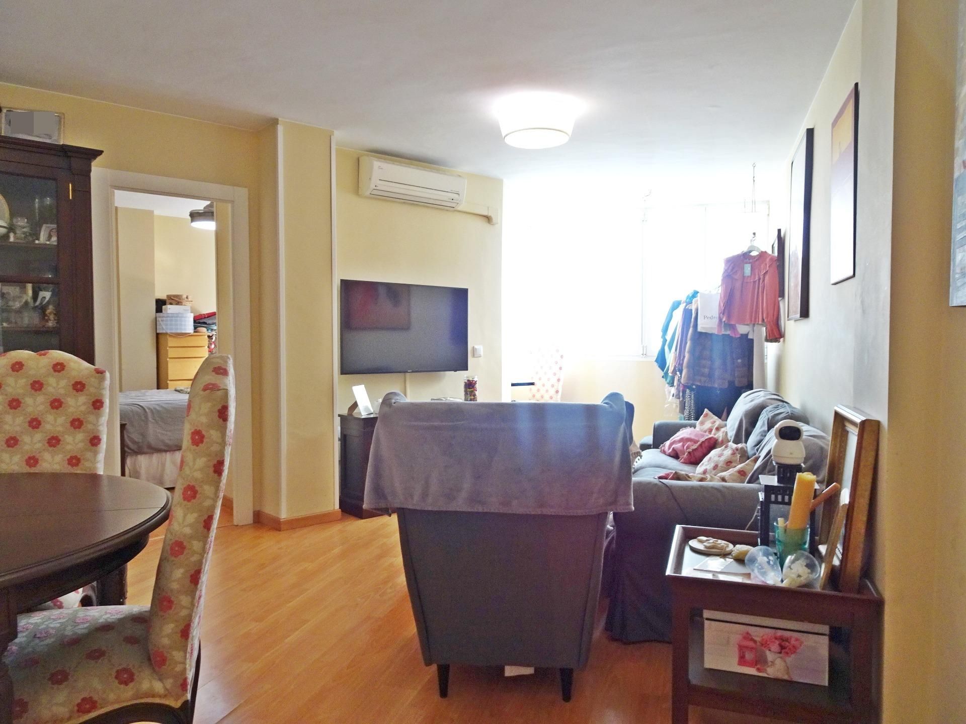 Living room of Flat for sale in Málaga Capital  with Air Conditioner, Private garden and Terrace