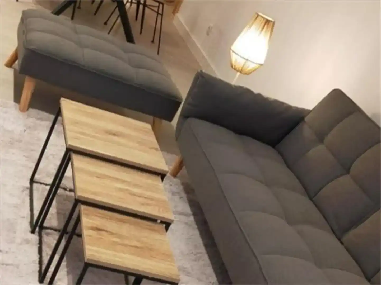 Sala d'estar de Loft de lloguer en Madrid amb Aire condicionat i Moblat