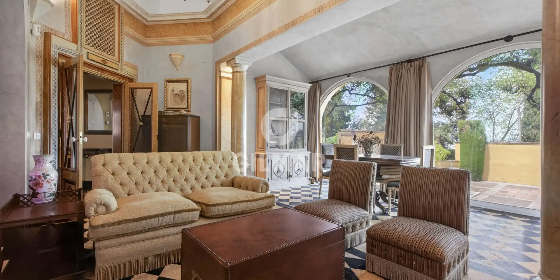 Living room of Houses for sale in Tomares  with Heating, Private garden and Swimming Pool