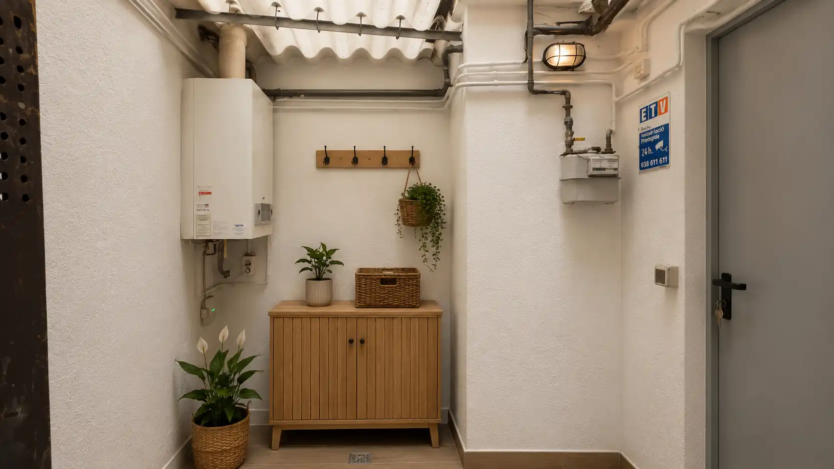 Erdgeschoss zum Verkauf in Barcelona mit Heizung und Terrasse