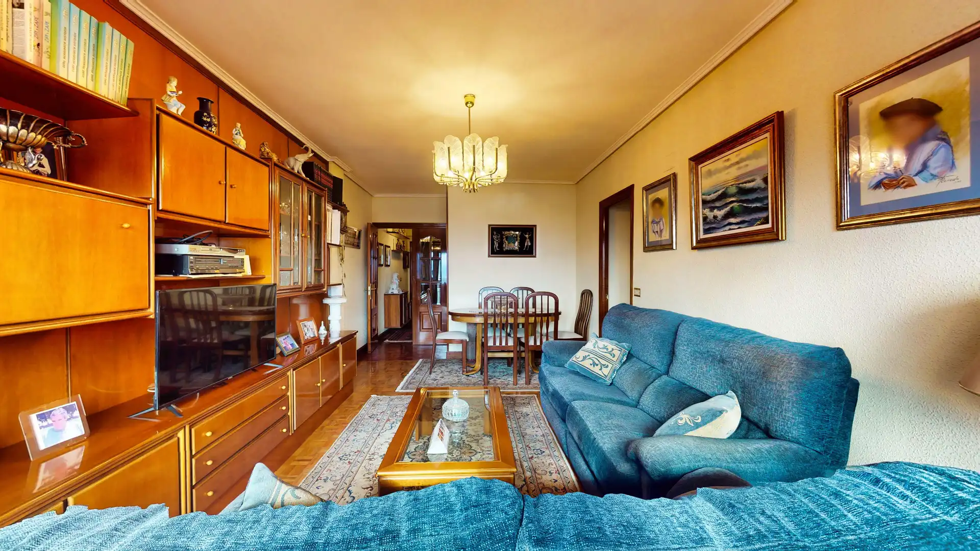 Sala de estar de Piso en venta en Otxarkoaga - Txurdinaga