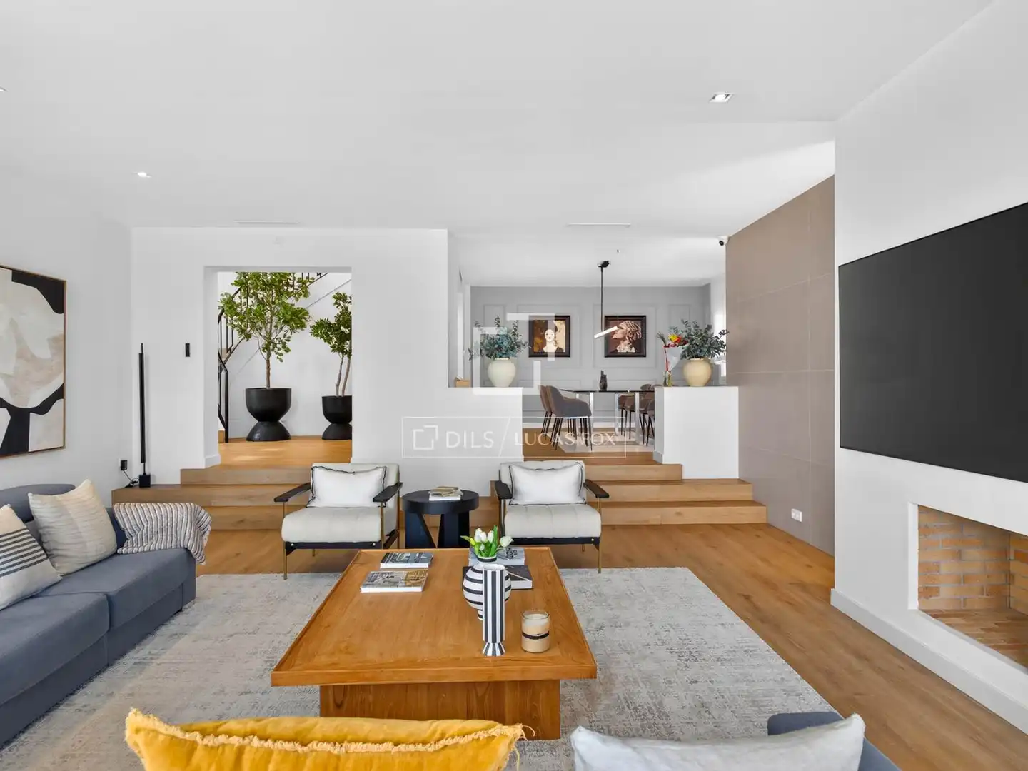 Living room of Houses for sale in Badalona  with Air Conditioner, Heating and Private garden