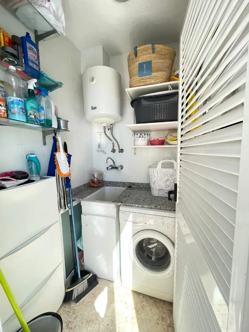 Cuina de Apartament en venda en Moncofa amb Terrassa, Moblat i Forn