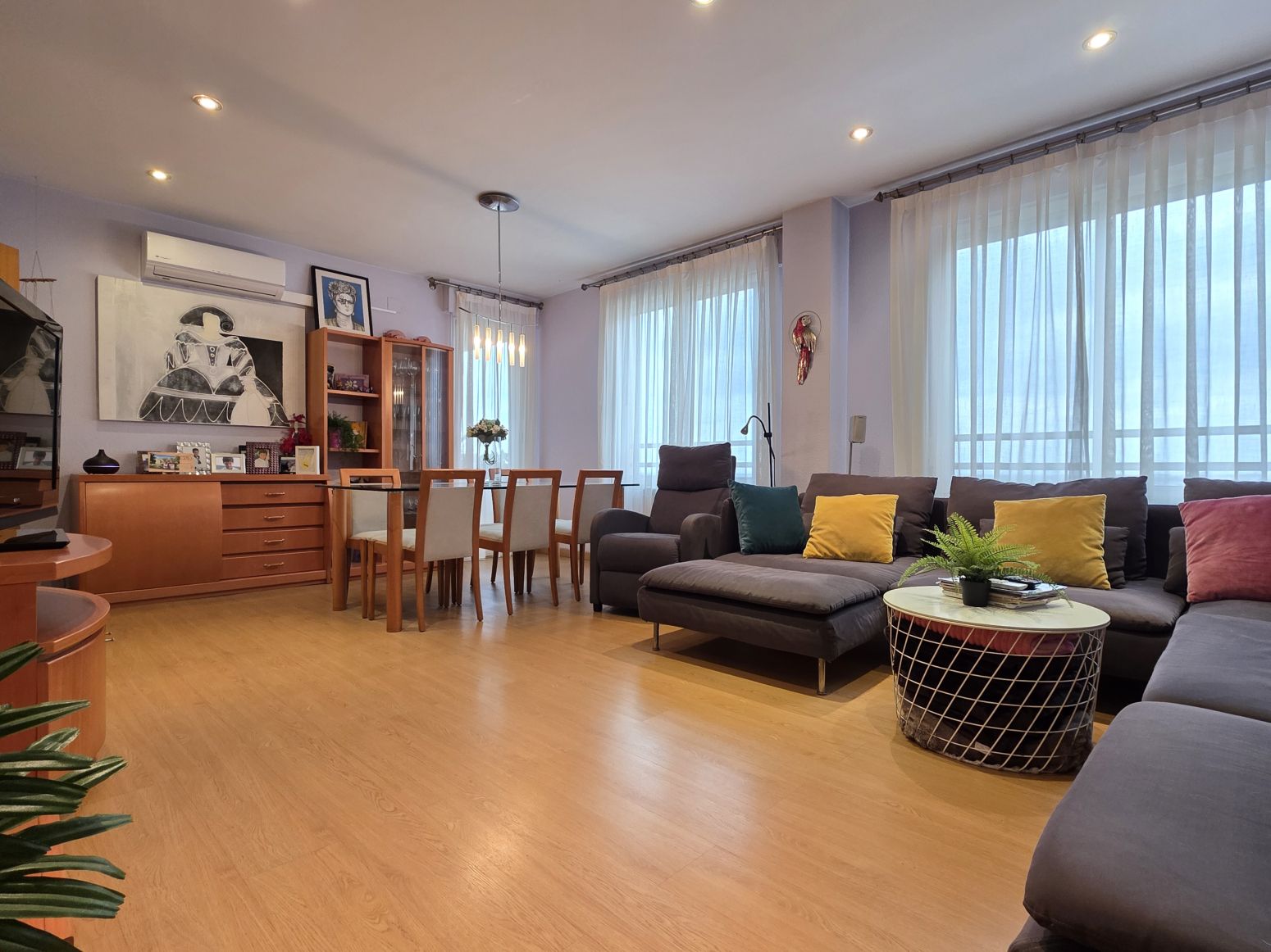 Living room of Attic for sale in Castellón de la Plana / Castelló de la Plana  with Air Conditioner, Heating and Storage room