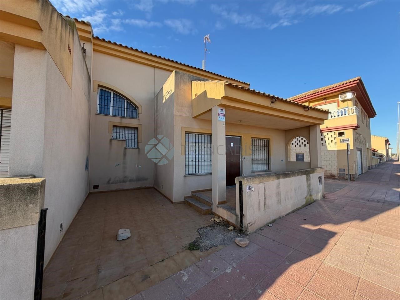 Exterior view of Single-family semi-detached for sale in Torre-Pacheco