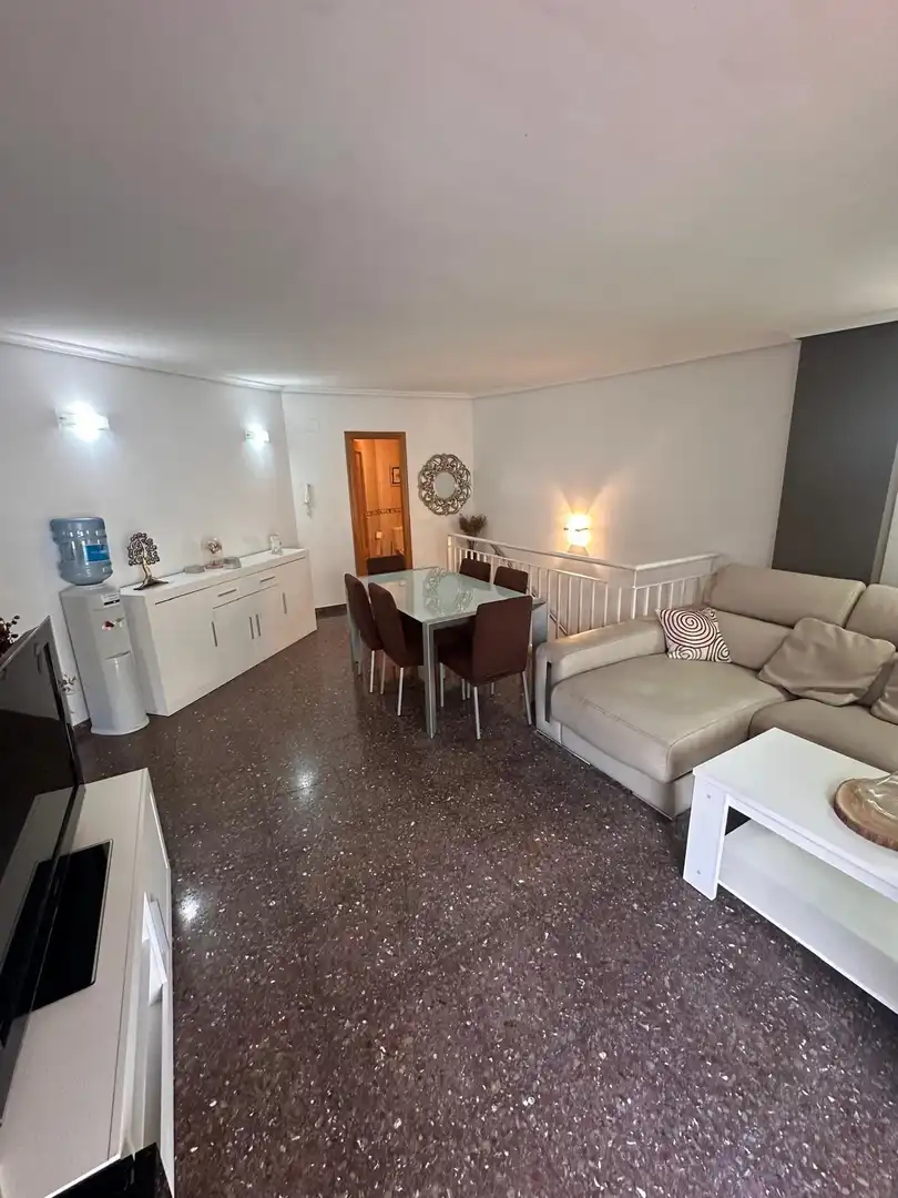 Sala d'estar de Àtic en venda en Aldaia amb Calefacció, Terrassa i Traster
