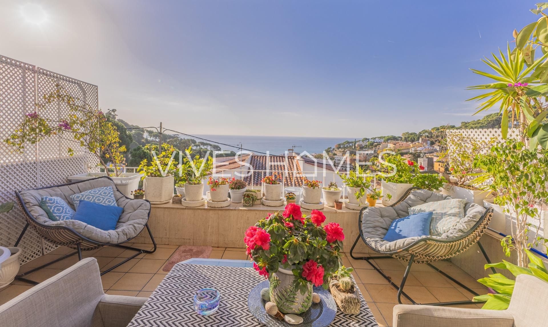 Terrace of Flat for sale in Caldes d'Estrac  with Heating