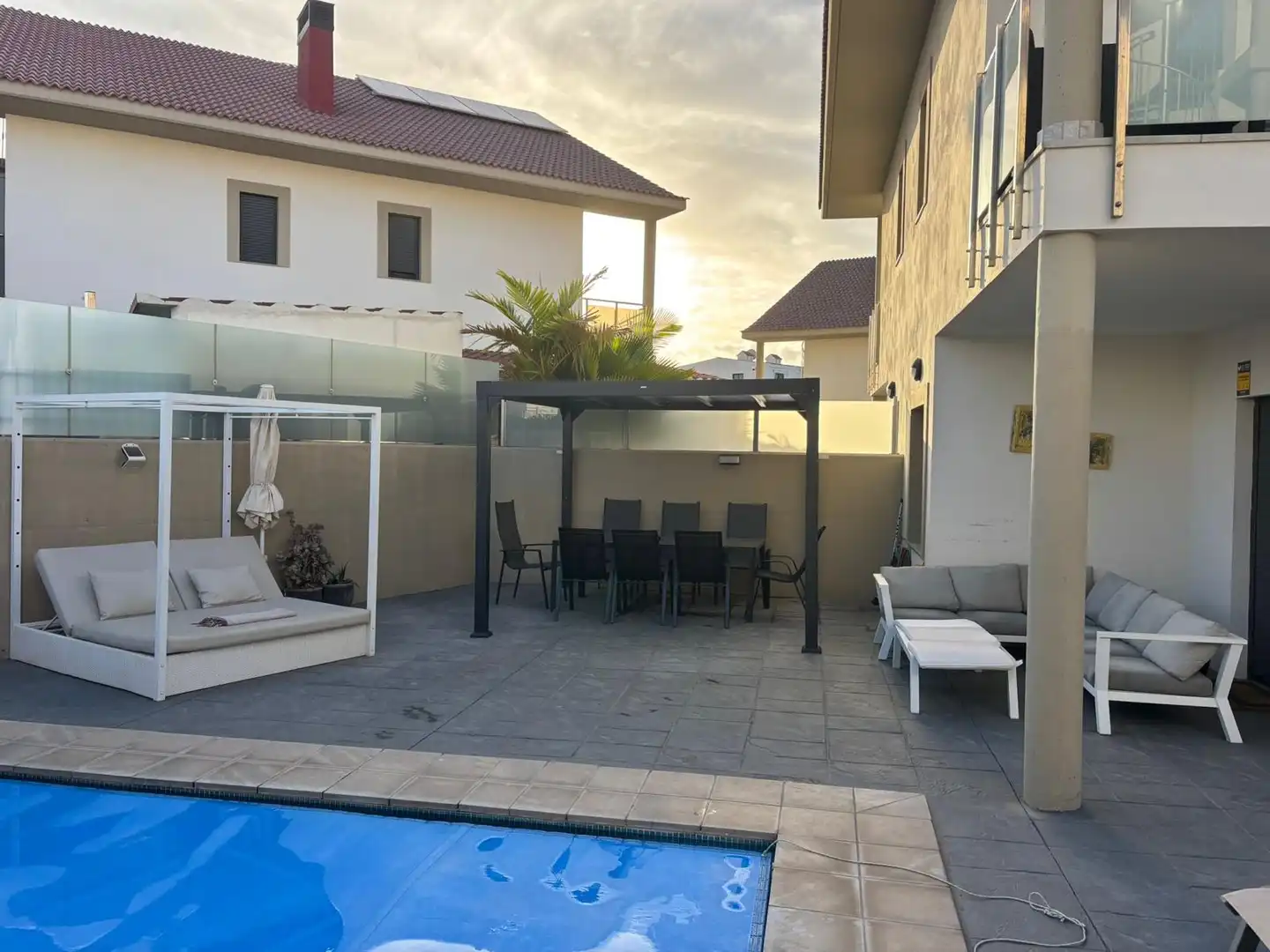 Terrassa de Casa o xalet de lloguer en San Miguel de Abona amb Aire condicionat, Jardí privat i Terrassa