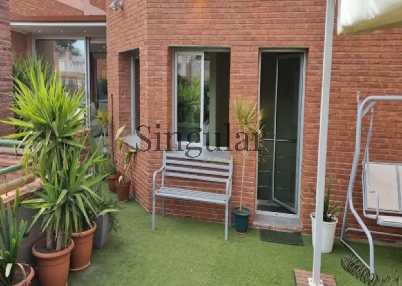 Terrasse von Dachboden zur Miete in Sarrià - Sant Gervasi