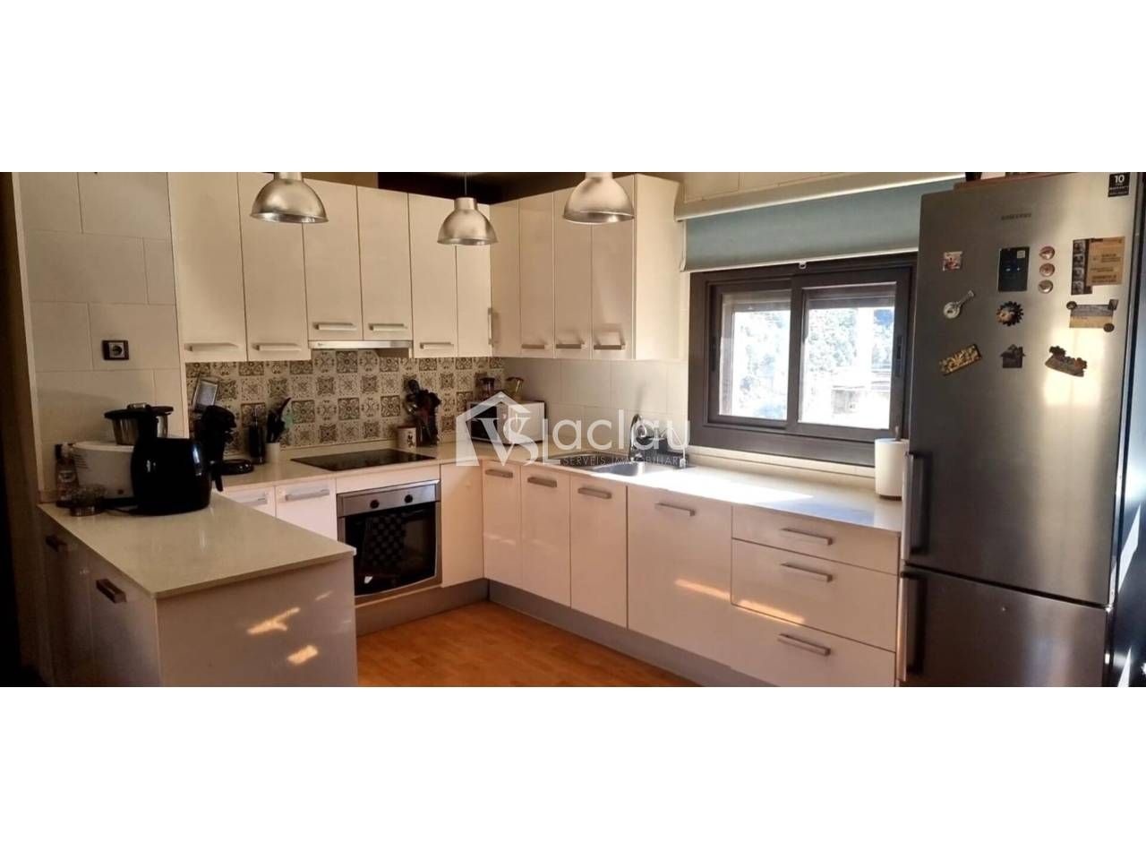 Kitchen of Flat for sale in Monistrol de Montserrat  with Air Conditioner, Heating and Parquet flooring