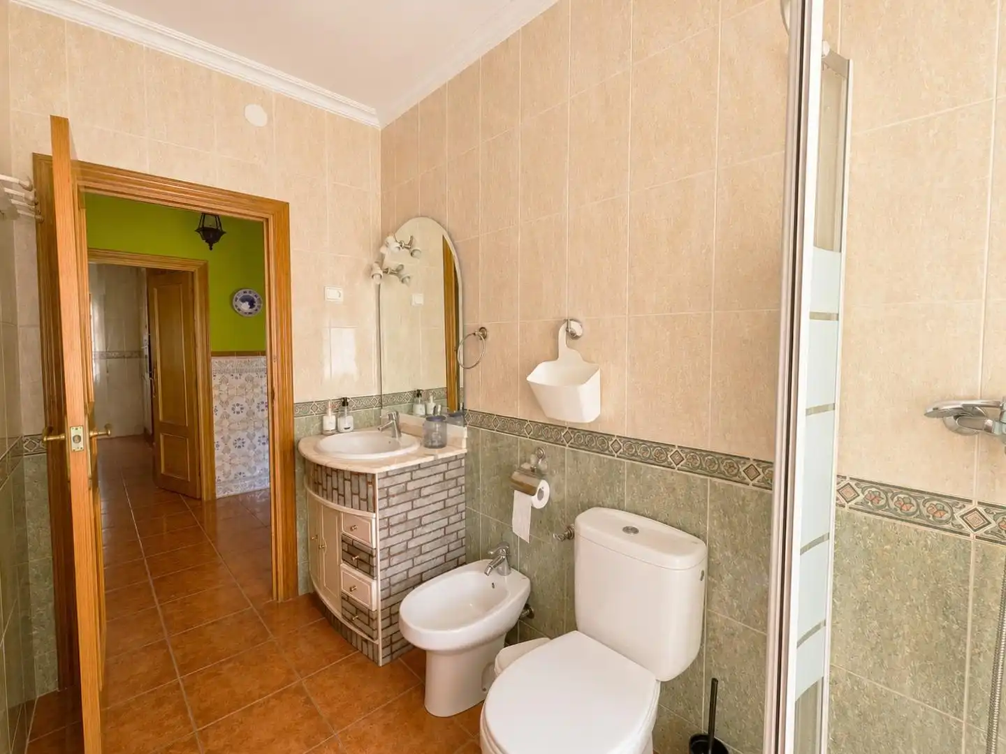 Baño de Casa o chalet en venta en Casas del Castañar con Jardín privado, Trastero y Piscina