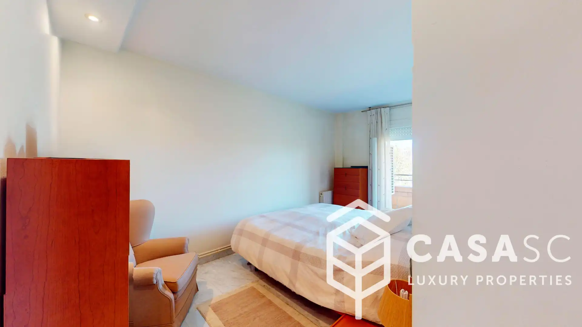 Bedroom of Attic for sale in Sant Cugat del Vallès  with Air Conditioner, Heating and Parquet flooring
