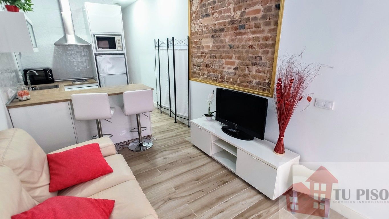 Living room of Flat to rent in  Madrid Capital  with Heating and Furnished