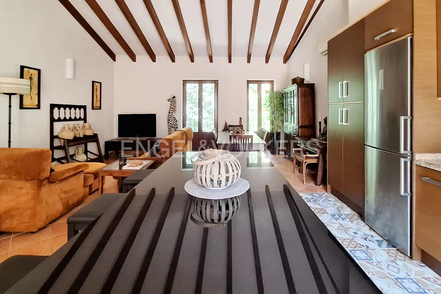 Sala de estar de Casa o chalet en venta en Dénia con Aire acondicionado, Calefacción y Amueblado