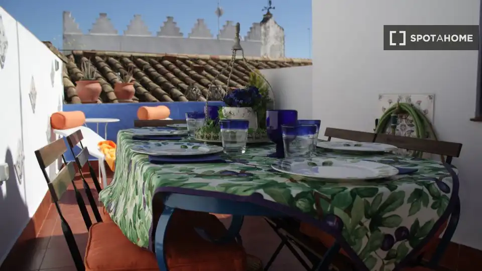 Terraza de Apartamento para compartir en Córdoba con Aire acondicionado, Calefacción y Terraza
