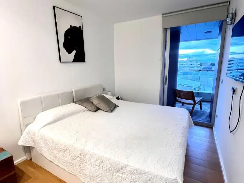 Bedroom of Apartments for rent in Eivissa  with Air Conditioner, Heating and Parquet flooring