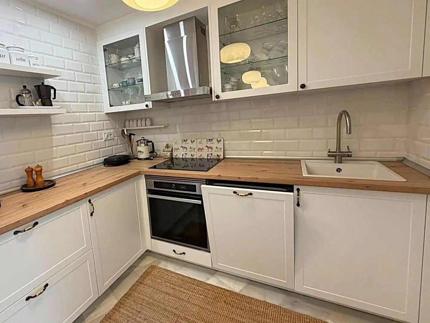 Cocina de Apartamento en venta en Torrevieja con Aire acondicionado, Calefacción y Balcón