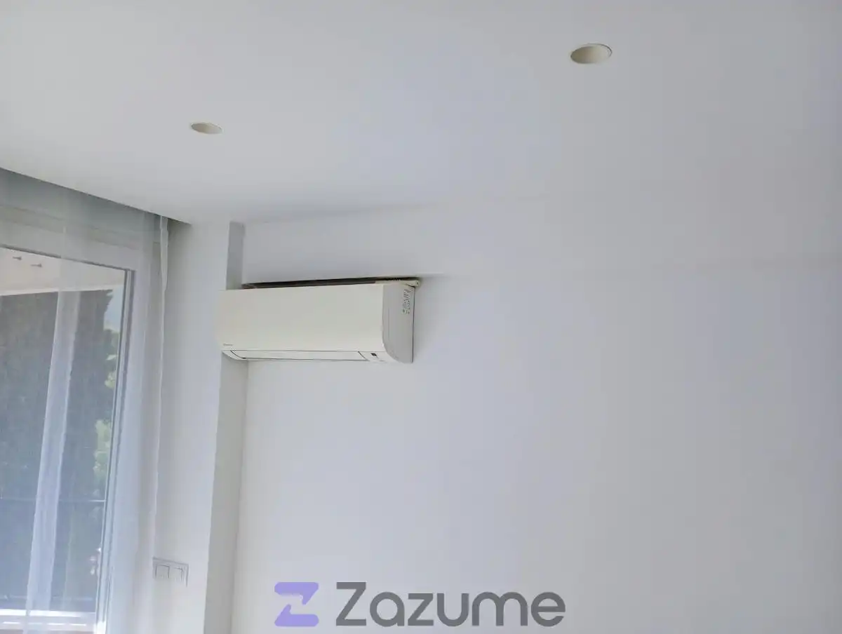 Schlafzimmer von Wohnungen zur Miete in Barcelona mit Klimaanlage, Heizung und Parkett