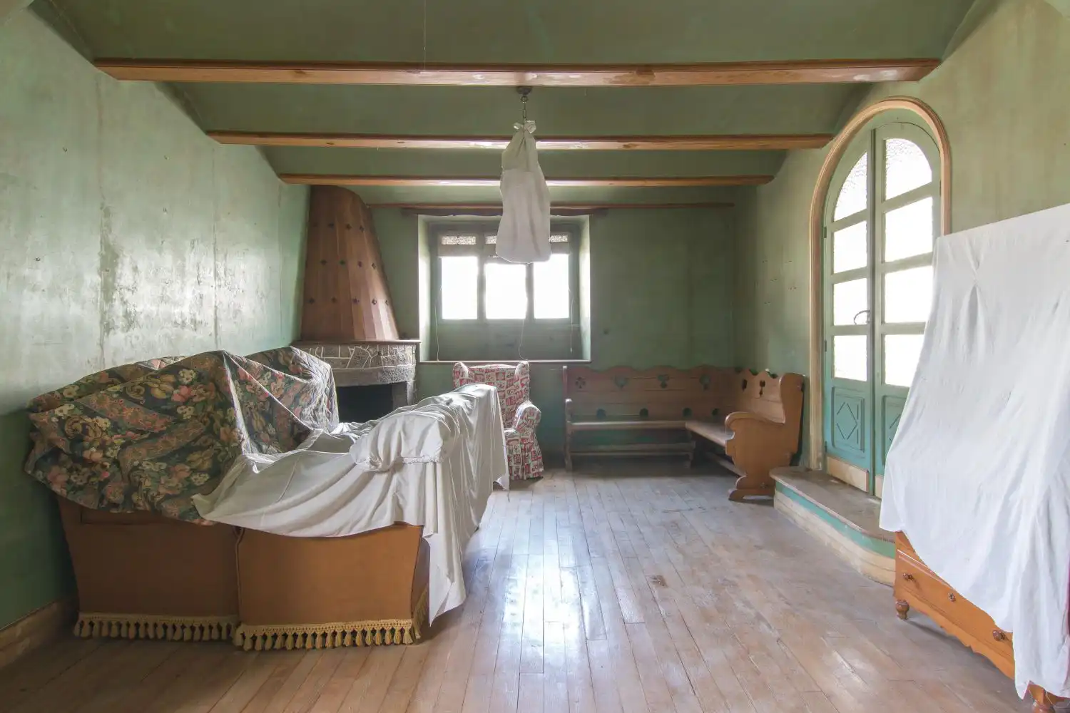 Sala de estar de Casa o chalet en venta en Ochagavía / Otsagabia con Calefacción y Balcón