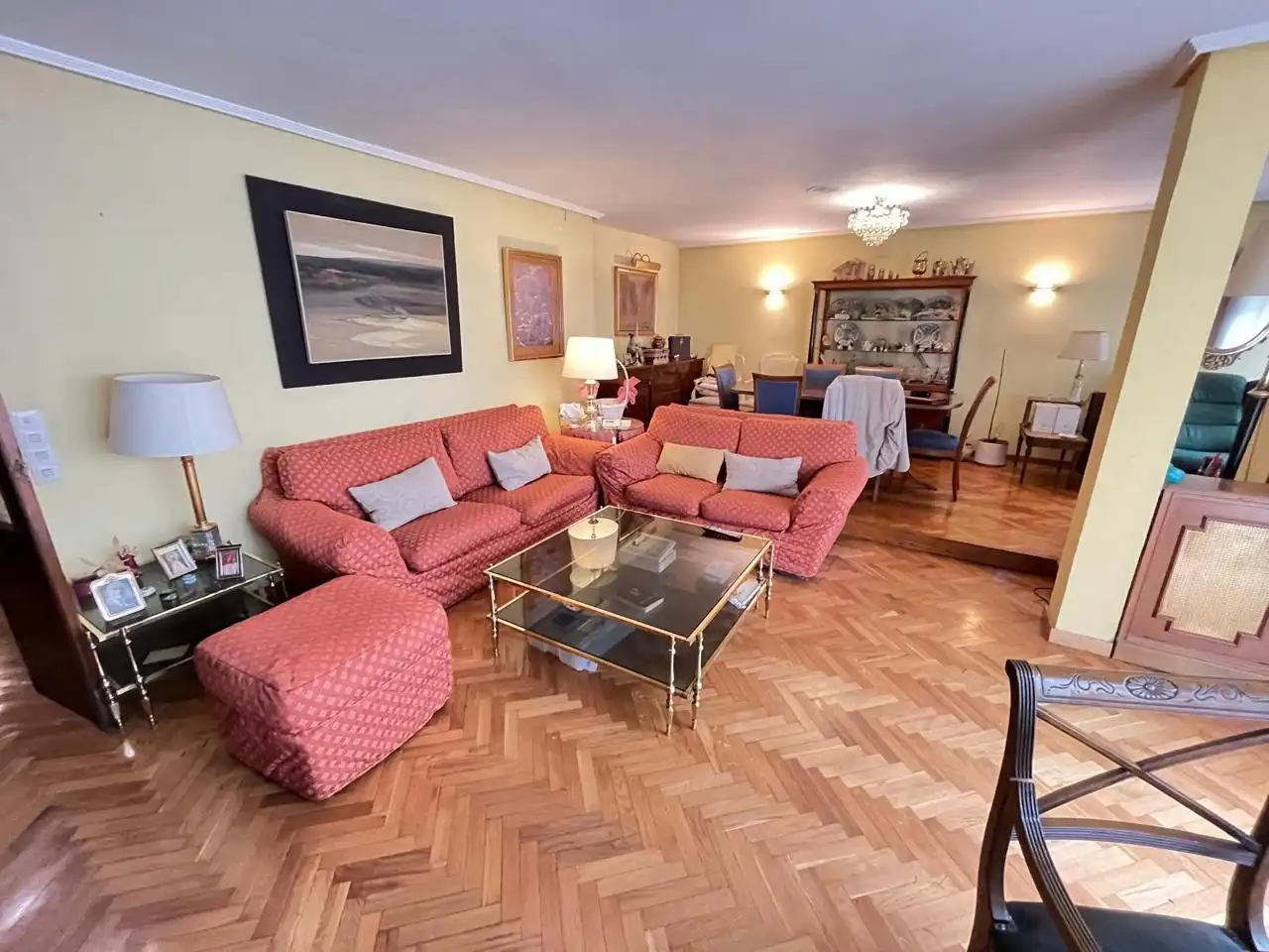 Sala de estar de Piso en venta en Zaragoza con Calefacción, Parquet y Terraza