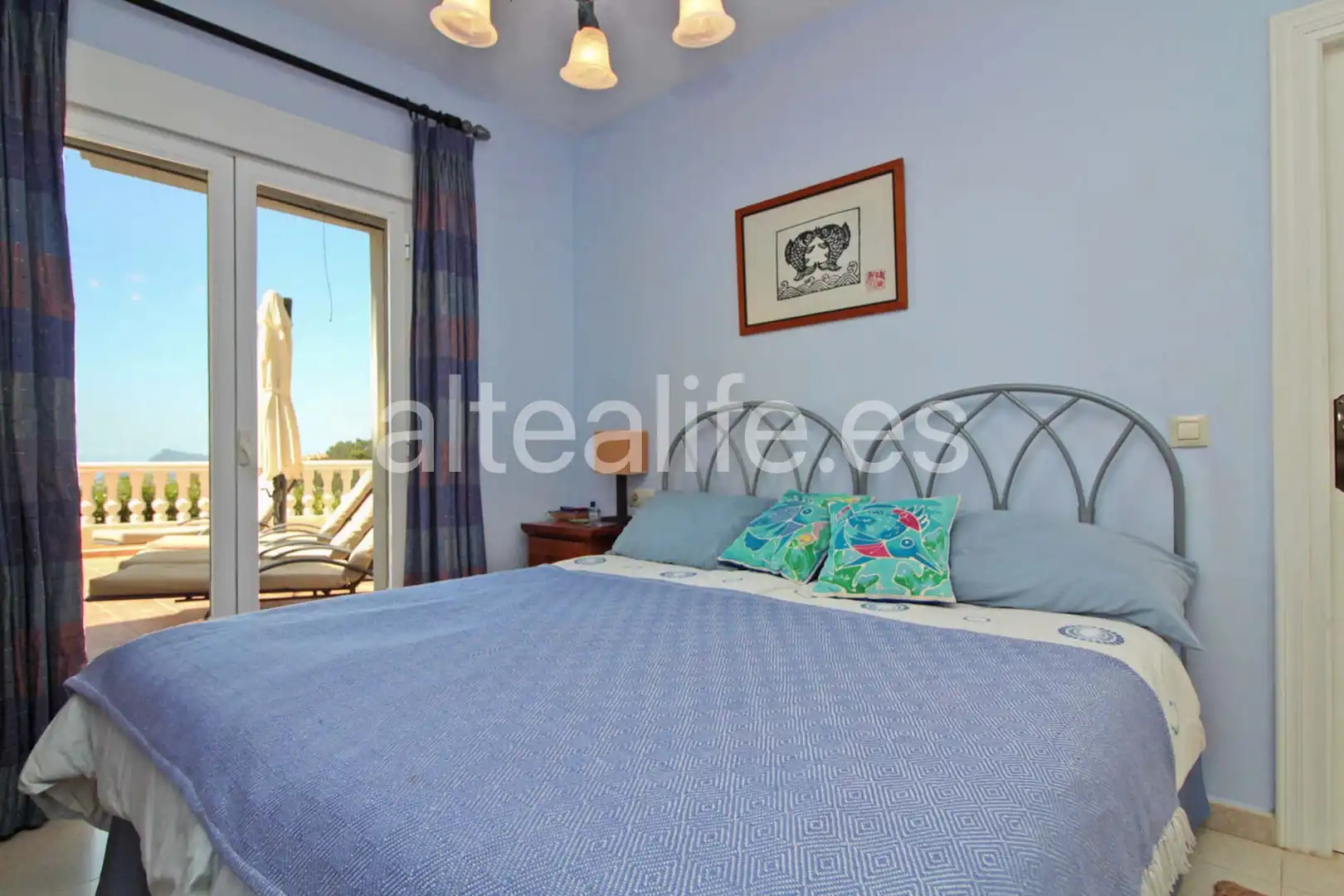 Bedroom of Houses for sale in Altea  with Air Conditioner, Heating and Private garden