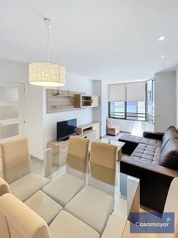 Living room of Flat for rent in Alicante / Alacant  with Air Conditioner