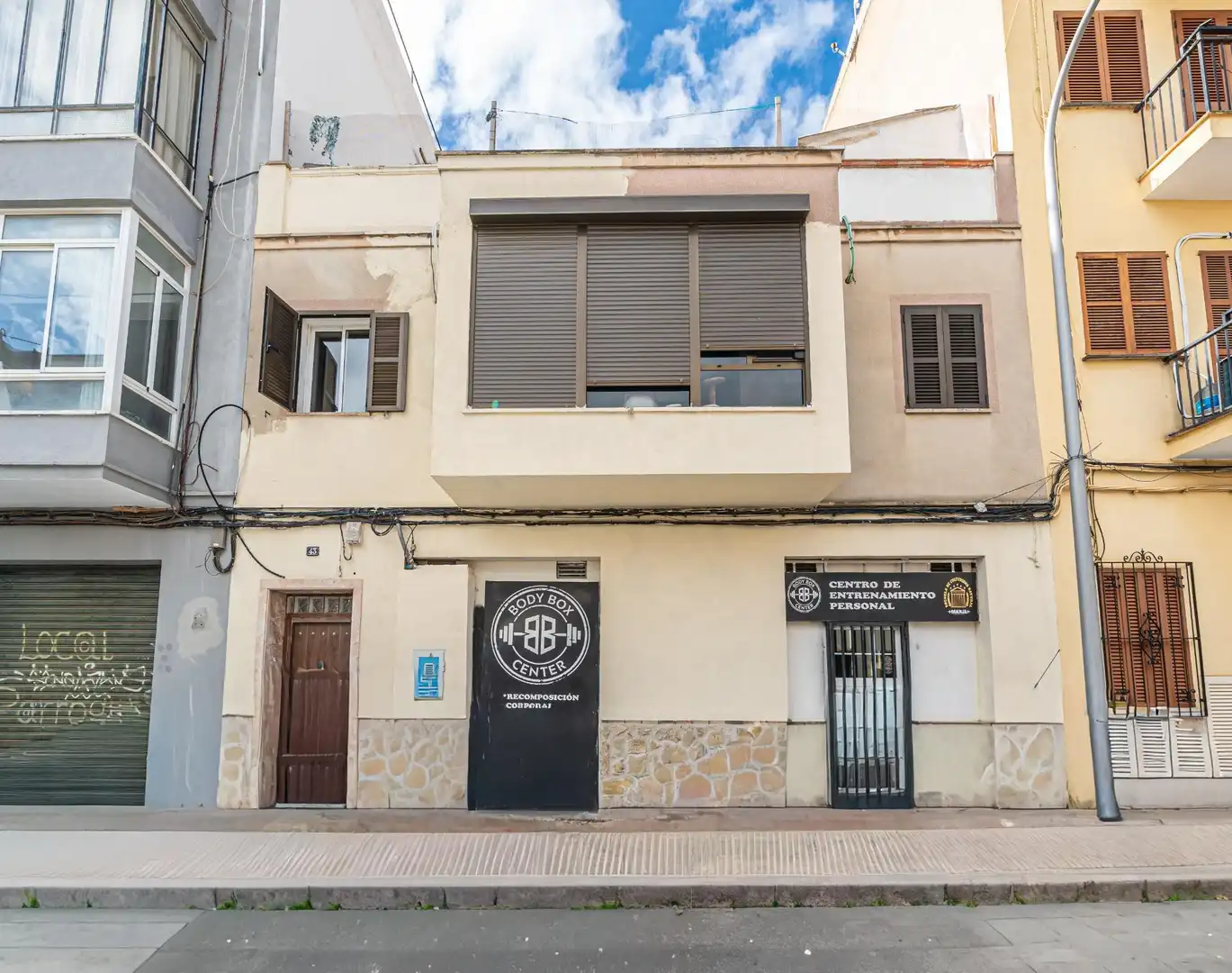Vista exterior de Casa adosada en venta en  Palma de Mallorca con Aire acondicionado, Calefacción y Jardín privado