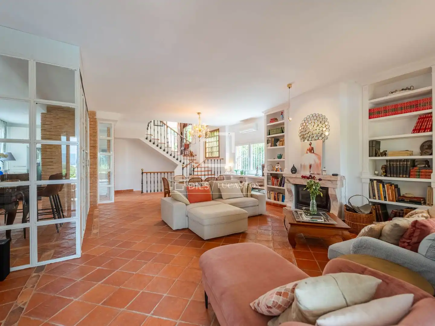 Living room of Houses for rent in L'Eliana  with Air Conditioner, Heating and Private garden