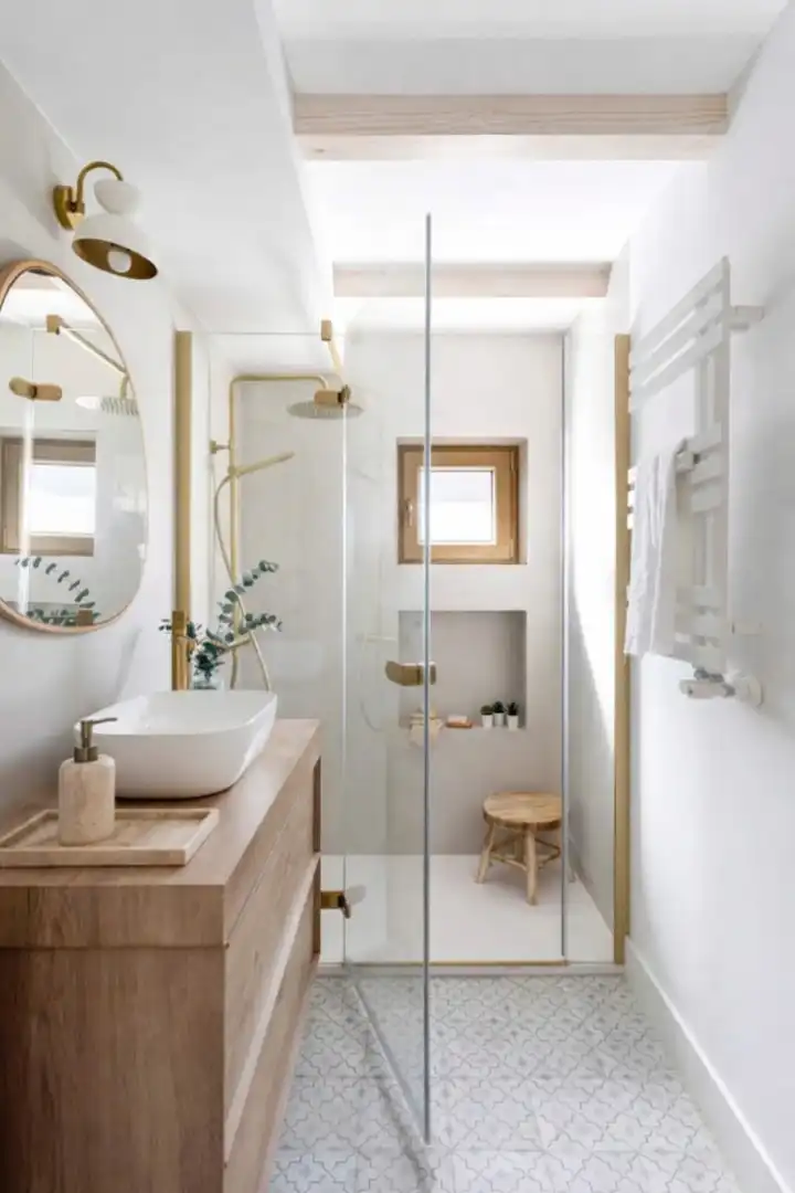 Bathroom of Flat for sale in Barcelona  with Air Conditioner, Heating and Parquet flooring