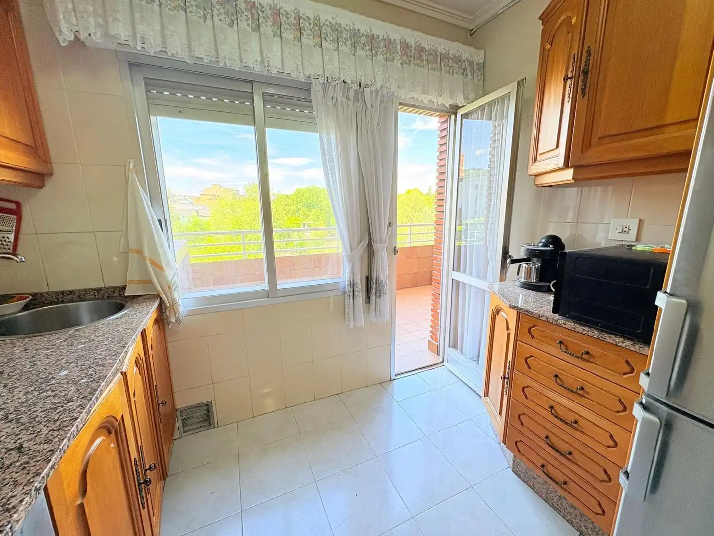Küche von Wohnung zum Verkauf in Ponferrada mit Terrasse und Möbliert
