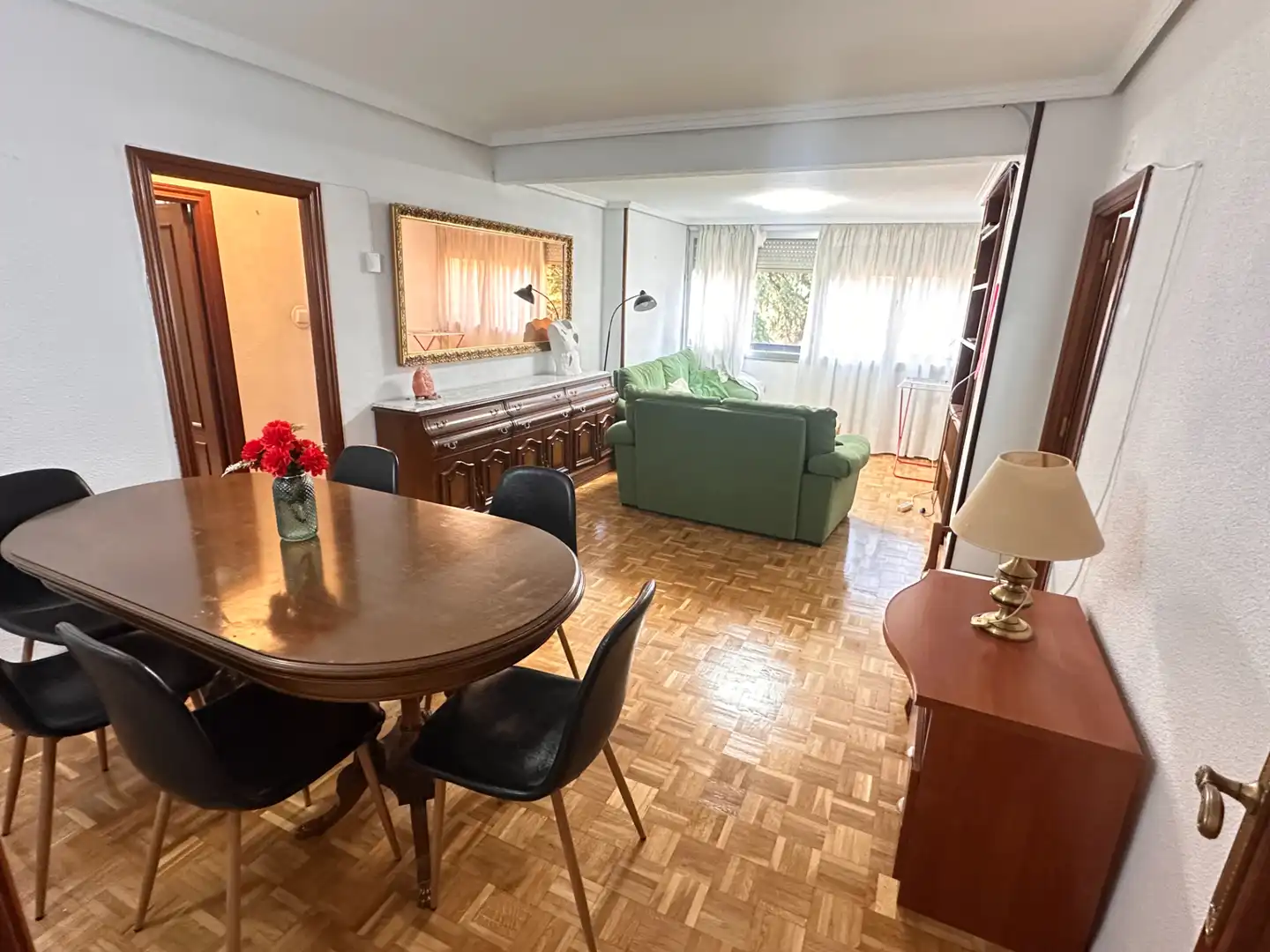 Living room of Flat for rent in Cuenca  with Heating, Furnished and Oven