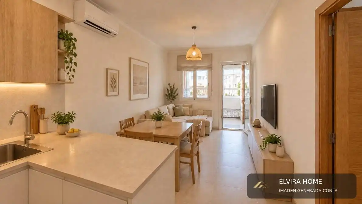 Sala d'estar de Planta baixa en venda en San Pedro del Pinatar amb Aire condicionat i Moblat