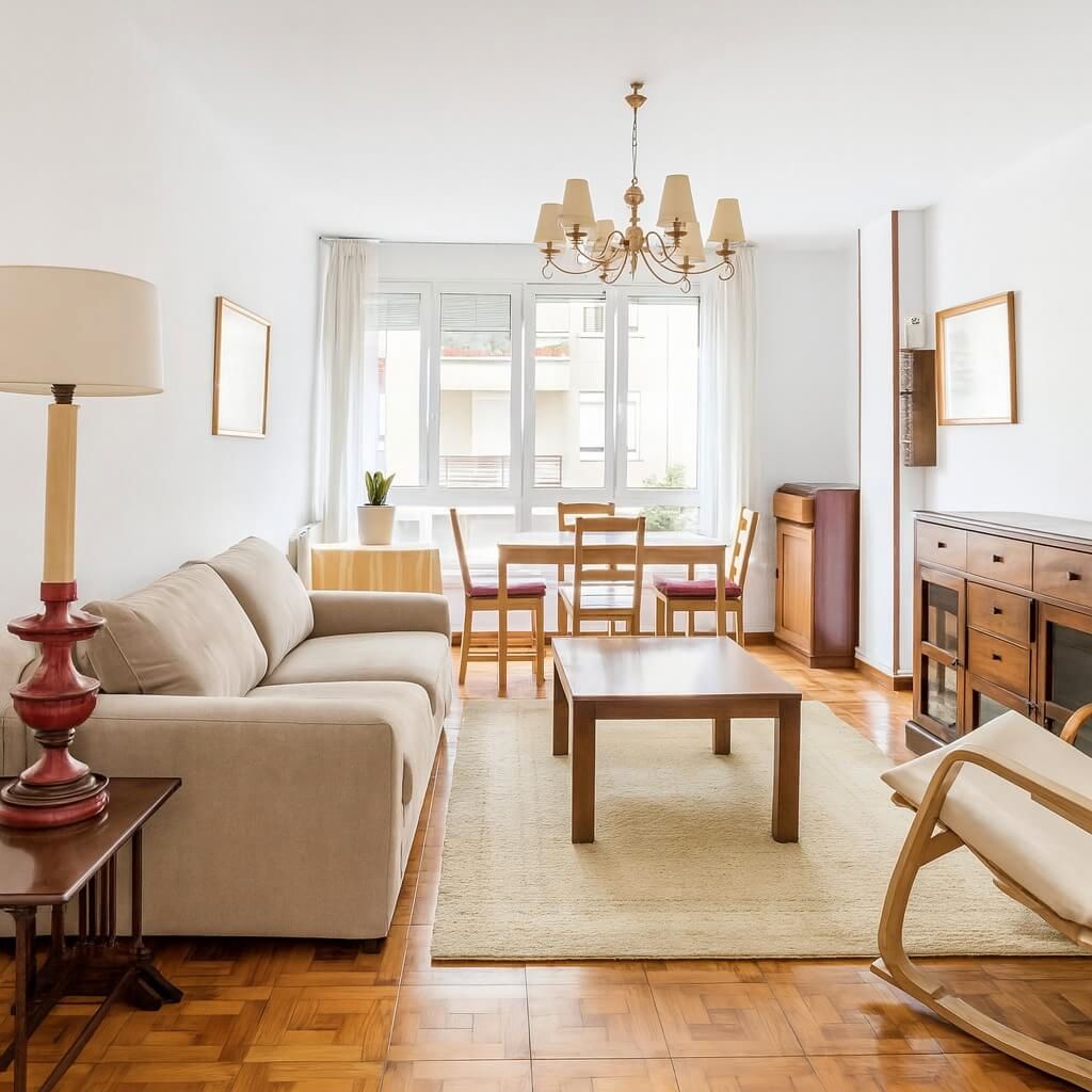 Sala de estar de Piso de alquiler en Santander con Calefacción, Terraza y Trastero