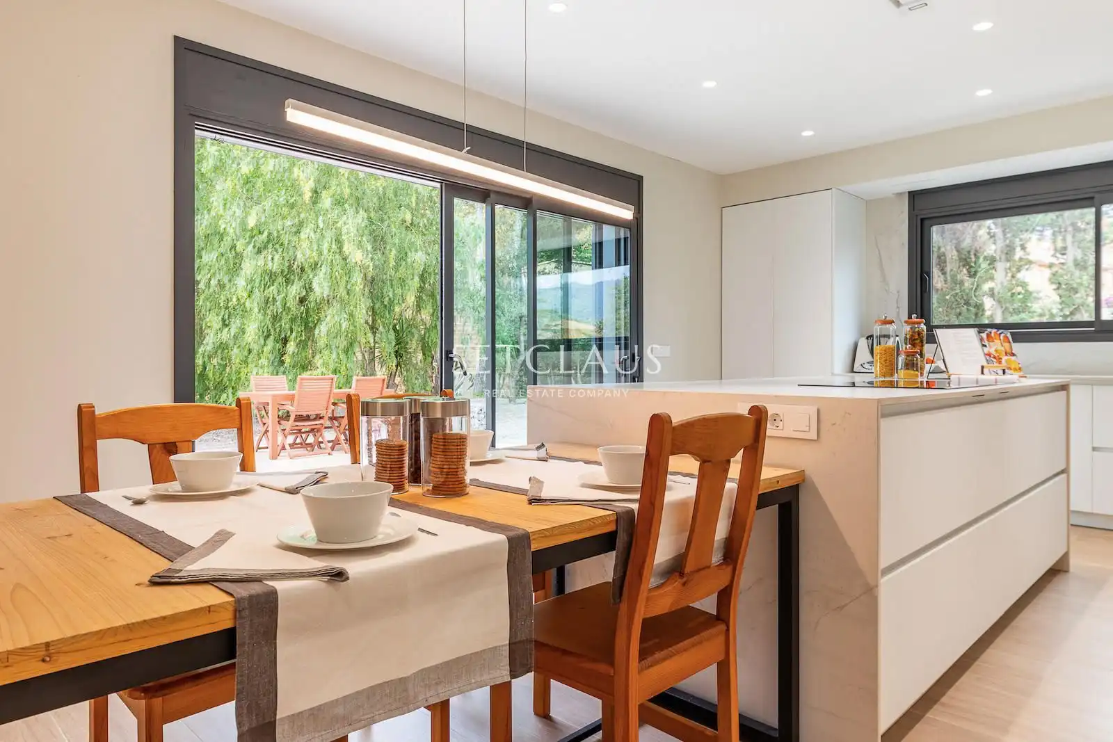 Cocina de Casa o chalet en venta en Tiana con Aire acondicionado, Calefacción y Terraza