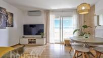 Living room of Flat for sale in Montgat  with Air Conditioner, Terrace and Balcony