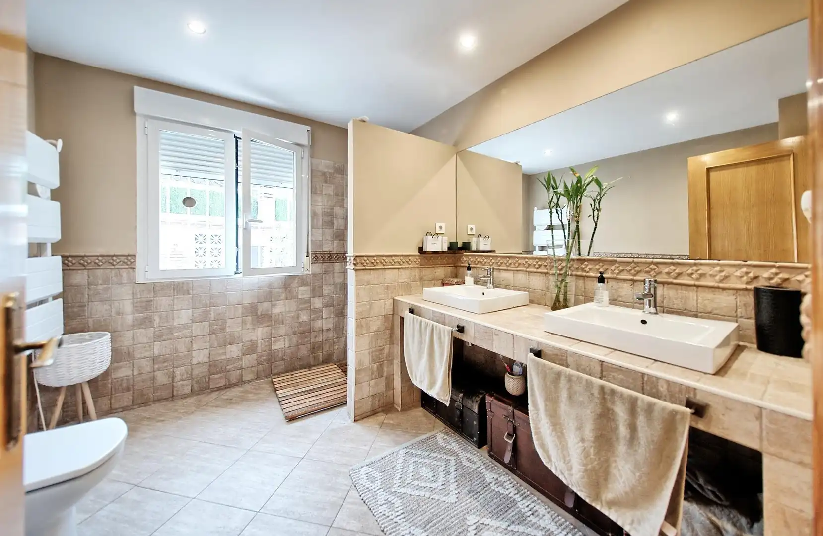 Baño de Casa o chalet en venta en Paterna con Aire acondicionado, Calefacción y Jardín privado