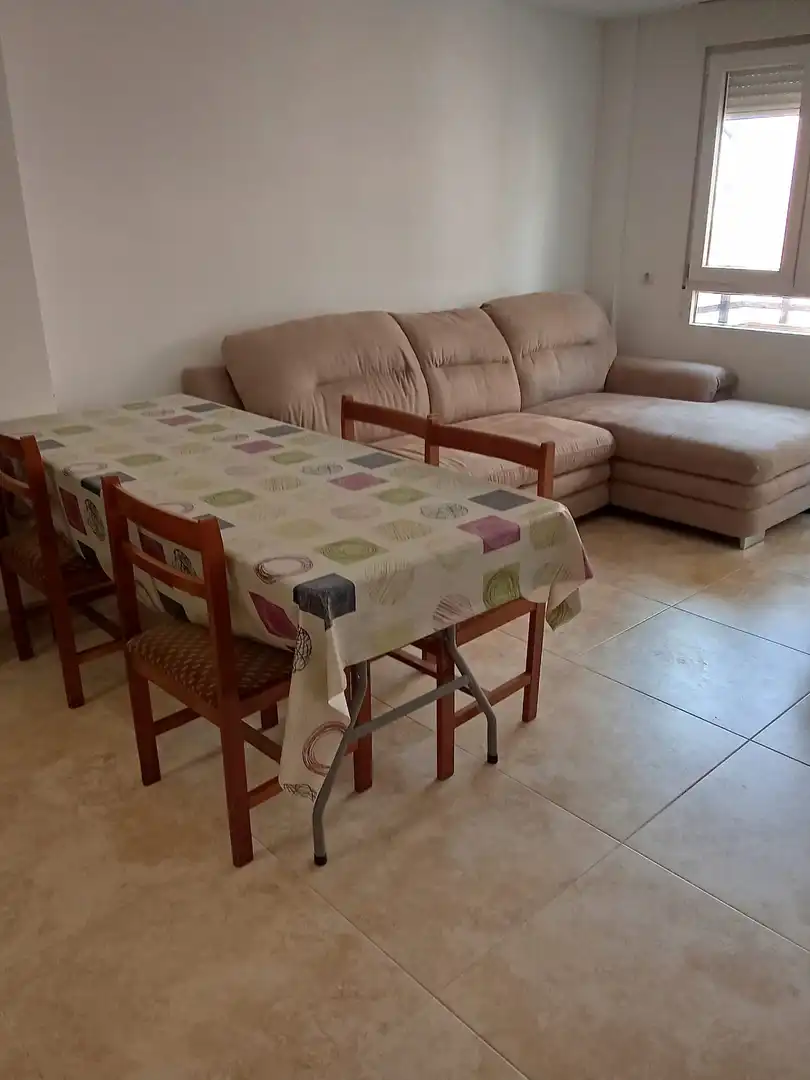 Sala d'estar de Apartament de lloguer en Sagunto / Sagunt amb Aire condicionat, Terrassa i Moblat