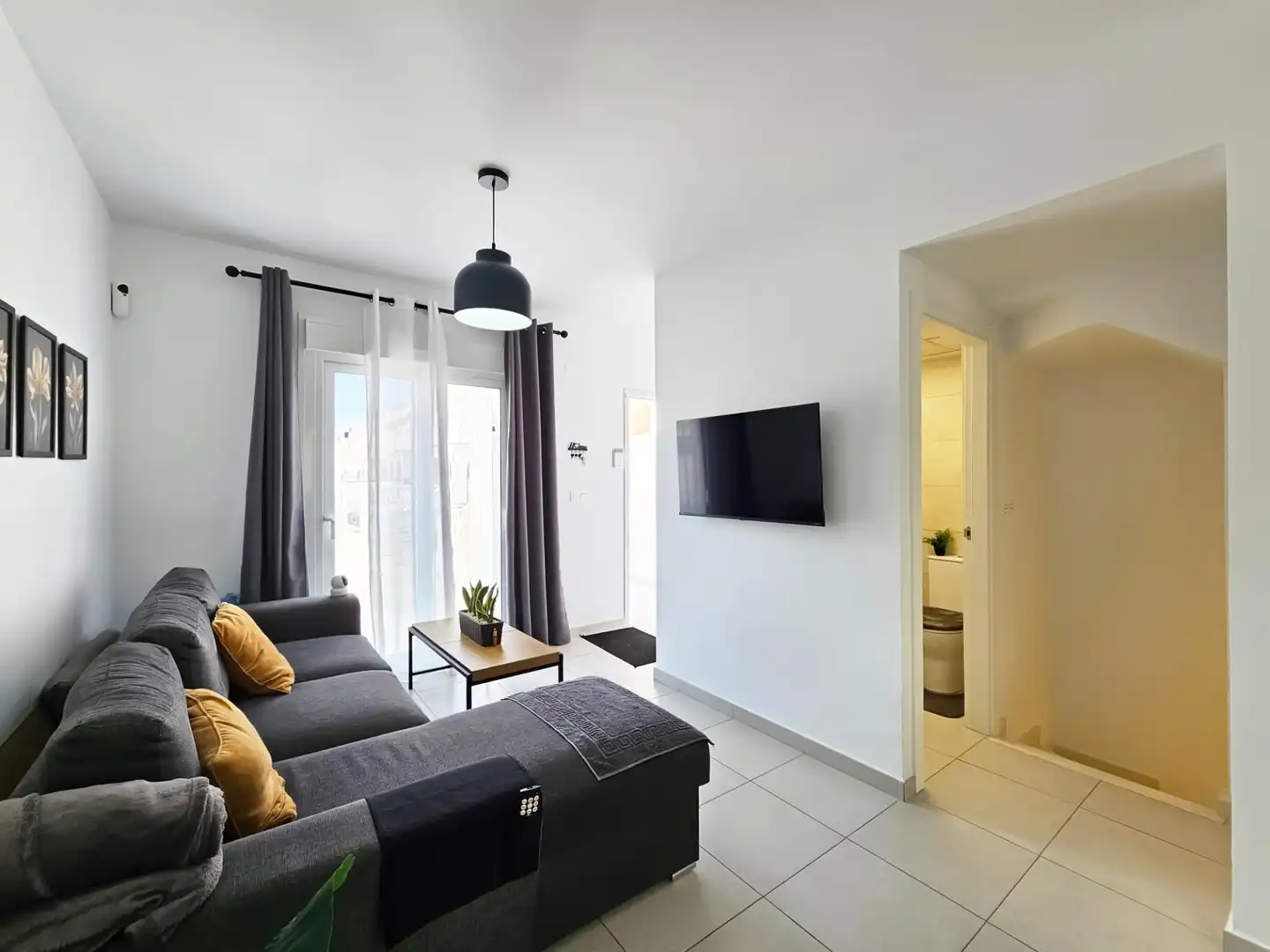 Living room of Houses for rent in Santa Pola  with Air Conditioner, Heating and Private garden