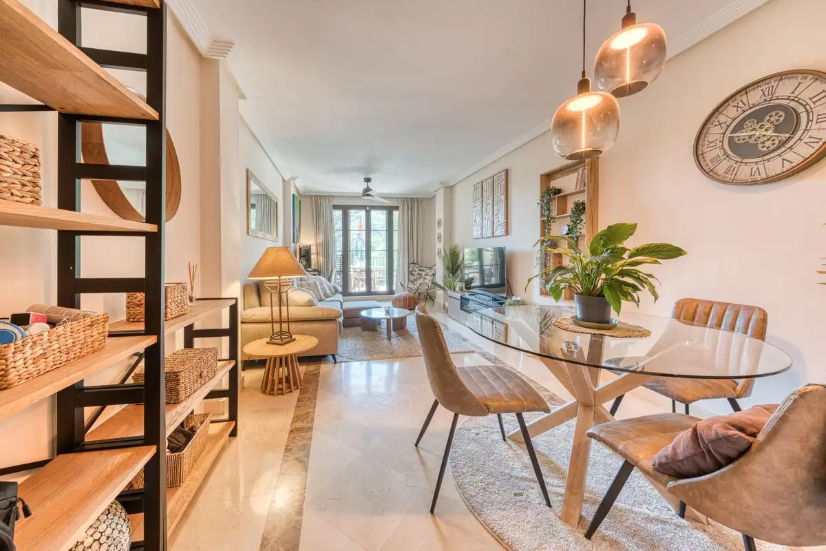 Living room of Apartments for rent in Benahavís  with Air Conditioner, Terrace and Community pool